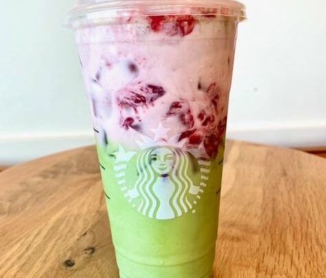 Strawberry Matcha Latte