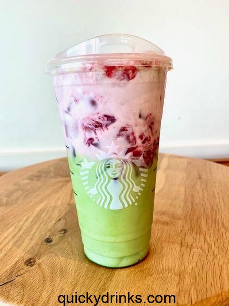 Strawberry Matcha Latte