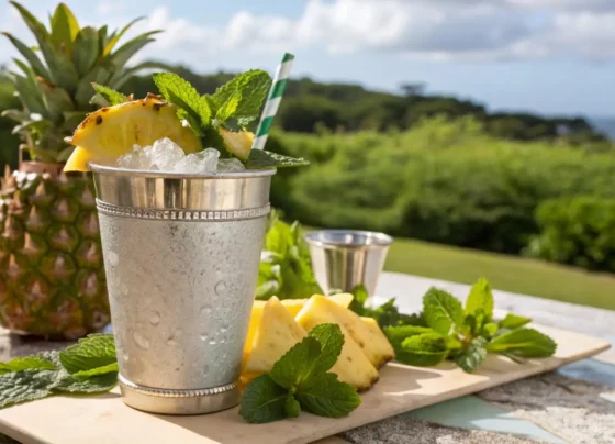 Pineapple Mint Julep