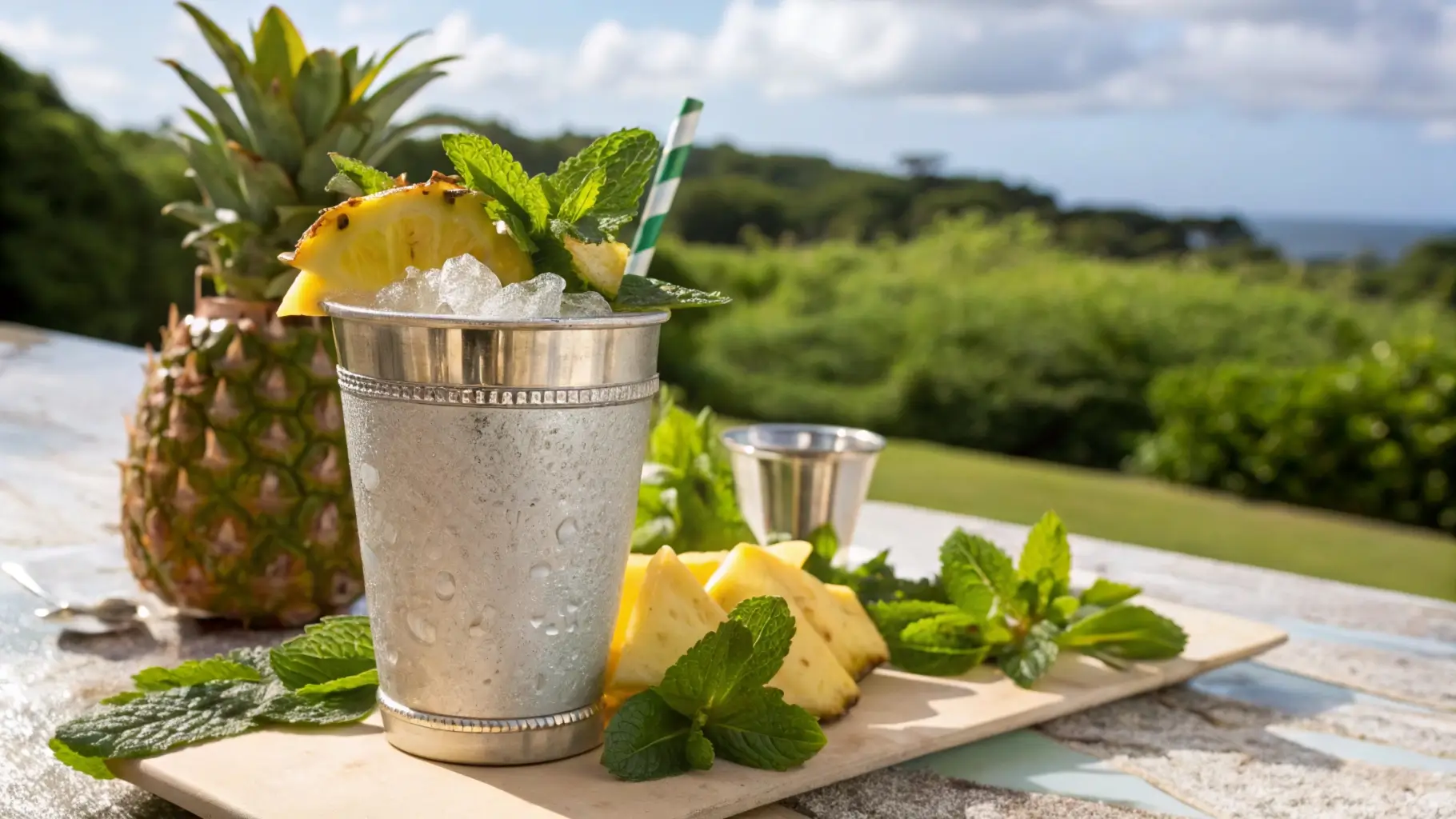 Pineapple Mint Julep