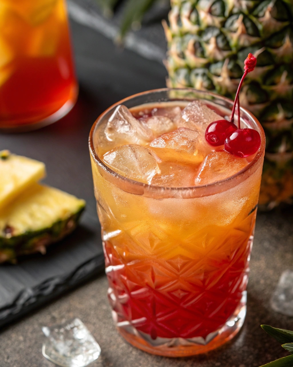 aloha thunder cocktail extreme close up filling